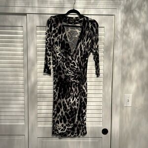 Tommy Bahama leopard wrap dress